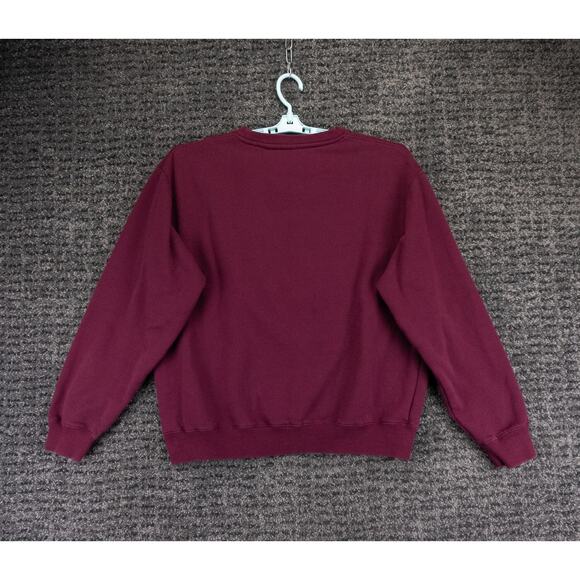 Vintage Virginia Tech Hokies Sweatshirt Mens XL Maroon Red Embroidered Logo NCAA - Picture 9 of 9